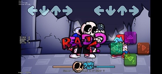 黑色星期五之夜精神錯(cuò)亂sans v0.2.7 安卓版 0