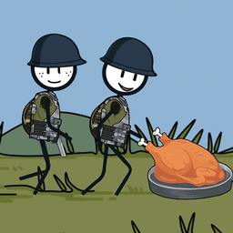 火柴人吃雞日記5