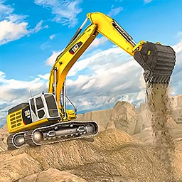 駕駛工程挖掘機