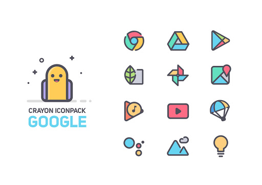 crayon Icon pack crayon Icon pack下載