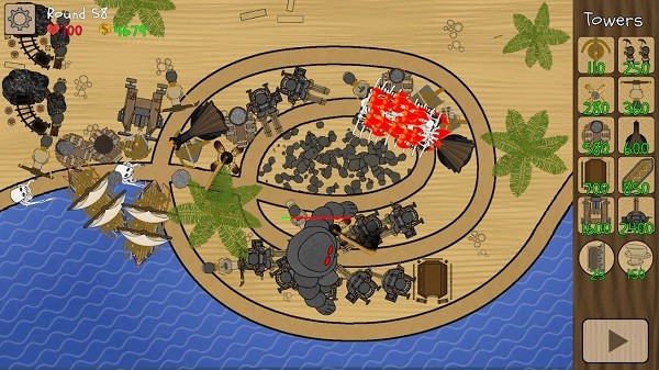 金字塔塔防手機游戲