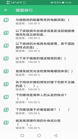 皮膚與性病學(xué)主治醫(yī)師題庫 v1.2.1 安卓版 1