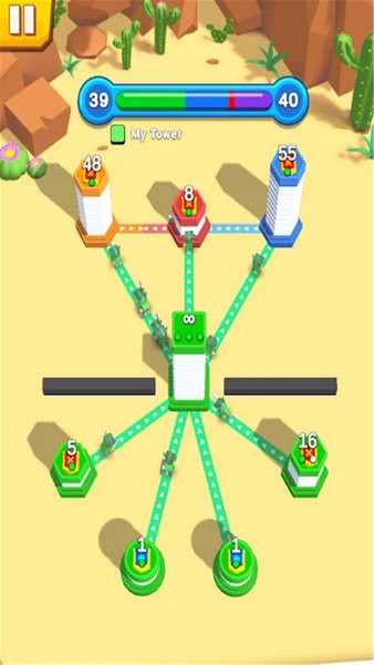 城堡派對摧毀塔樓游戲