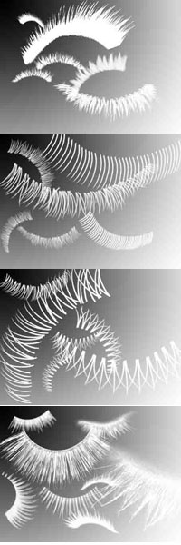 ps眼睫毛筆刷 10套 0