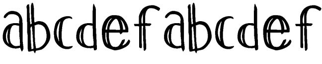 可愛的英文字體打包