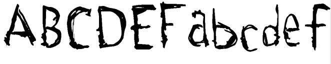 可愛的英文字體打包下載