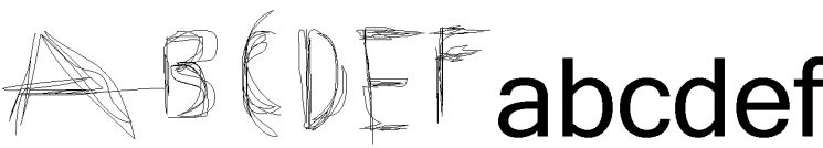 ps可愛英文字體