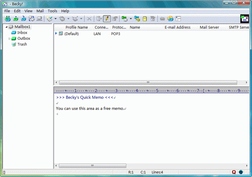 Becky! Internet Mail v2.7.1.1 最新版 0