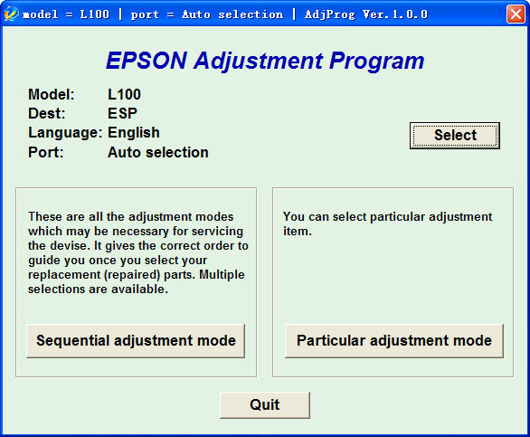 愛(ài)普生l101清零工具