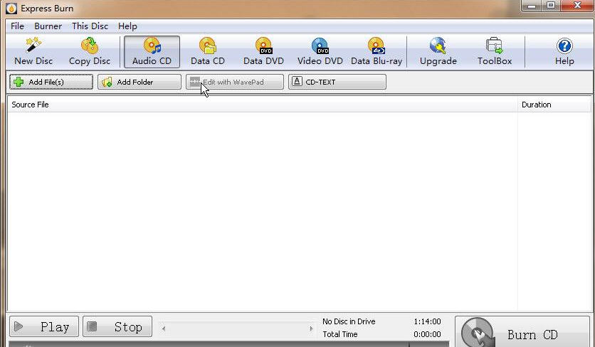 Express Burn光盤刻錄軟件 v6.00 最新版 0