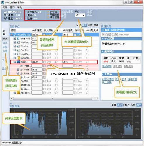NetLimiter(本地帶寬下載上傳限制軟件) v3.0.0.11 簡(jiǎn)體中文版 0