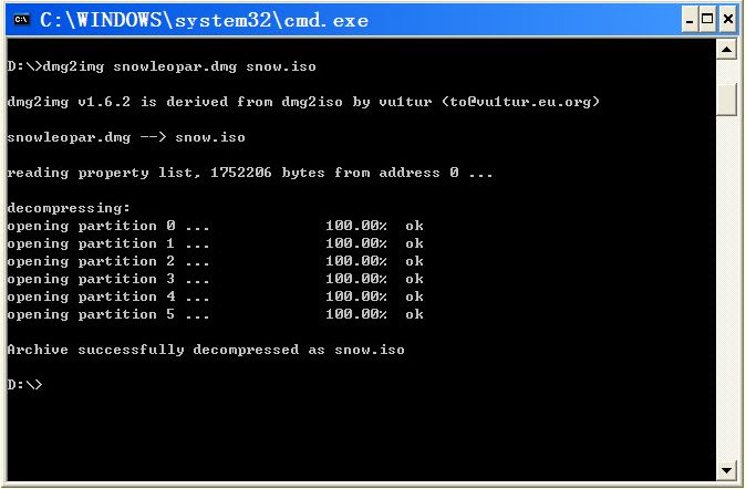 dmg2img(將DMG格式轉(zhuǎn)換成ISO格式) v1.6.7 綠色版 0
