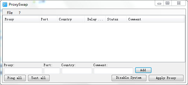 proxyswap(windows代理程序) v1.0.3.24 綠色免費(fèi)版 0