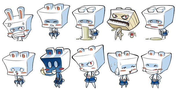 豆腐兔qq表情包  0