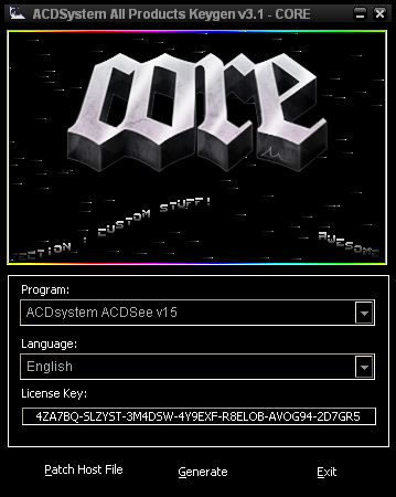 acdsee 15.2 注冊機 acdsee15注冊機