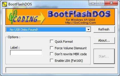u盤DOS啟動(dòng)盤制作工具(BootFlashDos) 綠色版 0