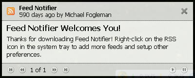 Feed Notifier綠色版
