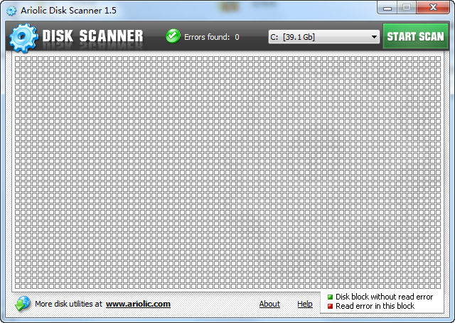 U盤硬盤壞道檢測工具(Ariolic Disk Scanner) v1.6.0.20 綠色版 0
