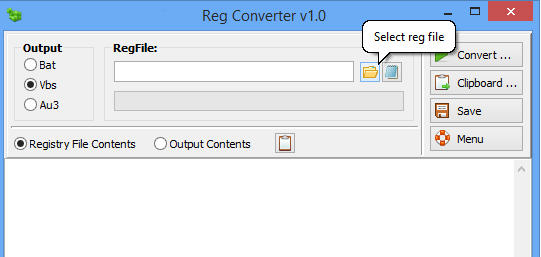Reg Converter工具 v1.0 綠色版 0