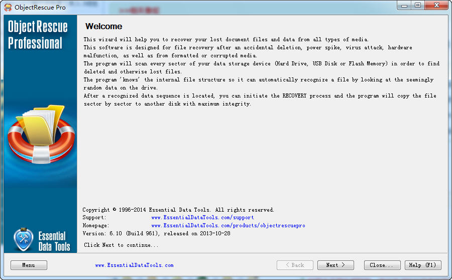ObjectRescue Pro數(shù)據(jù)恢復(fù)工具 V6.10 特別版 0