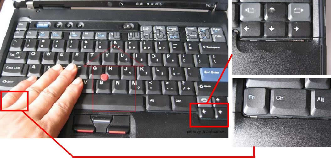 聯(lián)想筆記本鍵盤拆卸圖解 - Downcc.com