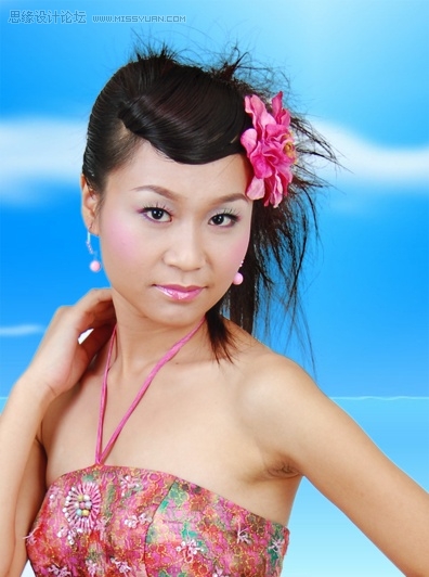 用Photoshop背景橡皮擦摳簡單背景頭發(fā),PS教程,思緣教程網