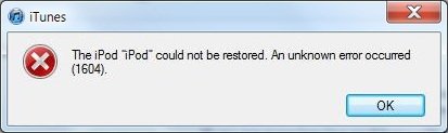 iTunes恢復iPhone固件發(fā)生未知錯誤1604的解決方法_綠色資源網