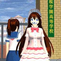 櫻花校園青春少女