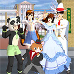 櫻花校園少女變裝