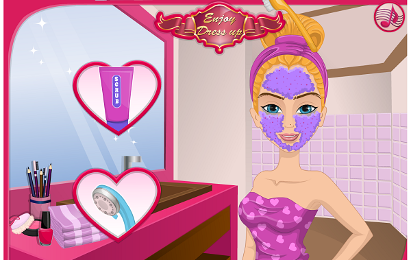 芭比化妝游戲