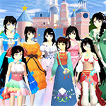 青春校園櫻花世界