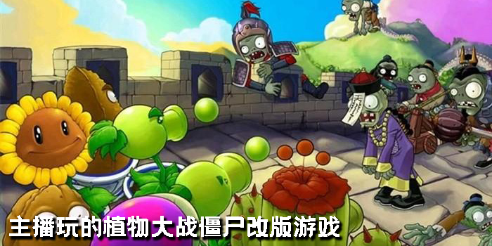 主播玩的植物大戰(zhàn)僵尸改版游戲