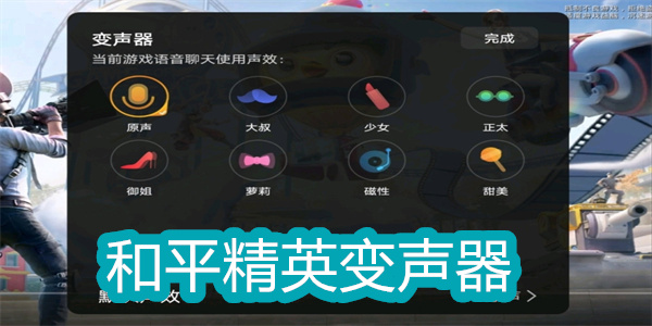 和平精英變聲器