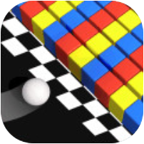 彩色躲避球球3D