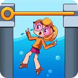 拯救女孩拉动别针