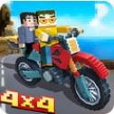 像素摩托车竞赛