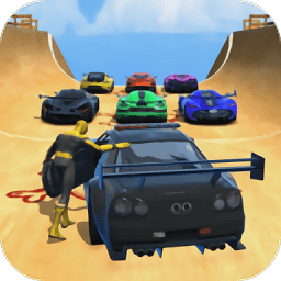 巨型坡道车跳跃测试