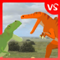霸王龍與棘龍戰(zhàn)斗