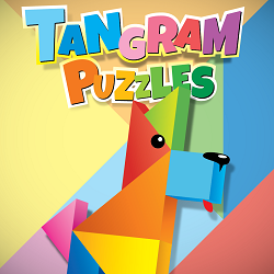 七巧板狗狗拼图