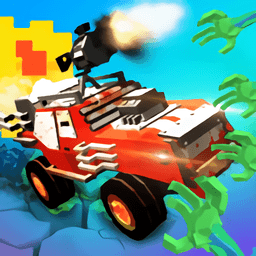 卡車僵尸粉碎撞擊