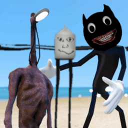 歡樂卡通貓警笛頭