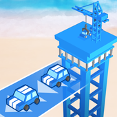 彩色沖突停車(chē)