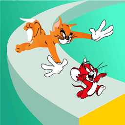 貓和老鼠螺旋賽跑