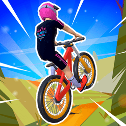 跳躍騎行小游戲