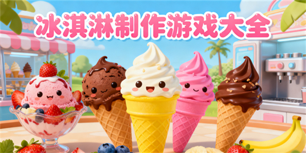 冰淇淋制作游戲大全