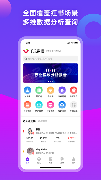 千瓜數(shù)據(jù)免費(fèi)版 v2.6.0 官方安卓版 0