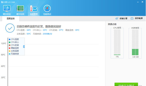 魯大師5.21版本 V5.21.1300 2