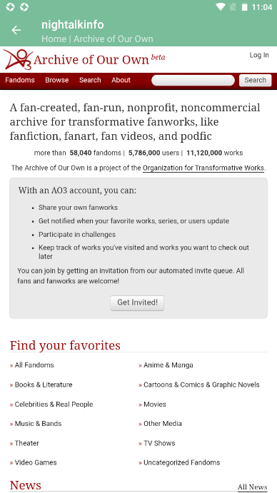 nightalk ao3app v1.0 安卓版 2
