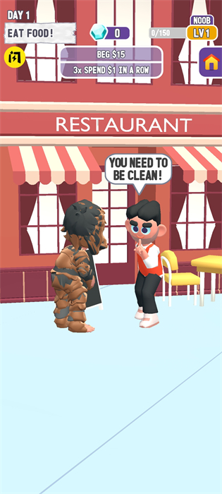 乞討生活模擬器中文版 v1.1 手機版 3