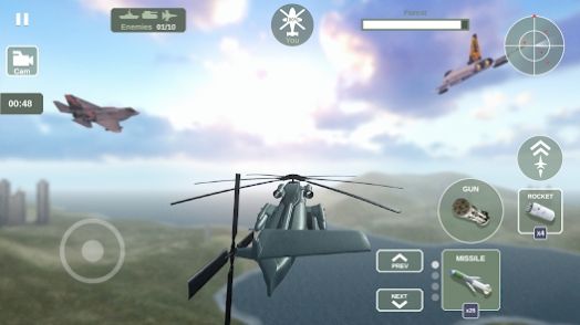 直升機模擬器天空戰(zhàn)爭 v3.7.5 安卓版 1